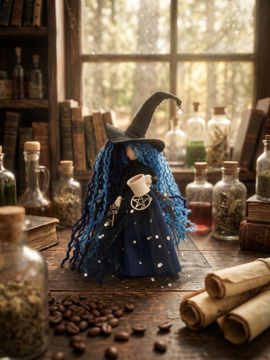 Coffee Kitchen Witch