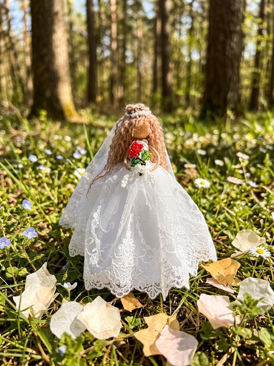 Miniature Bride Posable Figure