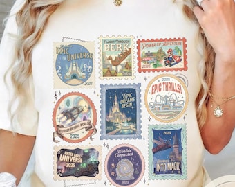 Camiseta Universal Epic Universe, camisetas de Orlando Park Epic Universe, camiseta de bebé Coquette Bow Mario Crop Top, viaje a Epic Universe, regalos de cumpleaños