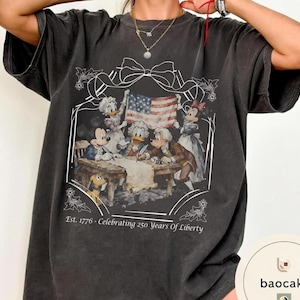 Disney Mickey and Friends 1776 Founding Fathers T-Shirt, 250 Years Of Liberty Shirt, Disney Patriotic Shirt, Magical Independence Day Shirt bild 11