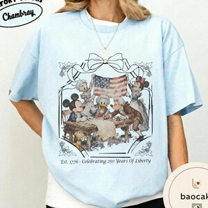Disney Mickey and Friends 1776 Founding Fathers T-Shirt, 250 Years Of Liberty Shirt, Disney Patriotic Shirt, Magical Independence Day Shirt bild 10
