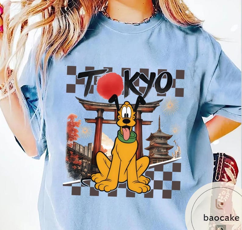 Camiseta de Mickey y sus amigos para el viaje a Disneyland Tokio 2026 con todos los personajes, camiseta personalizada para vacaciones familiares en Disney, camiseta estilo kimono de Mickey Japón imagen 8