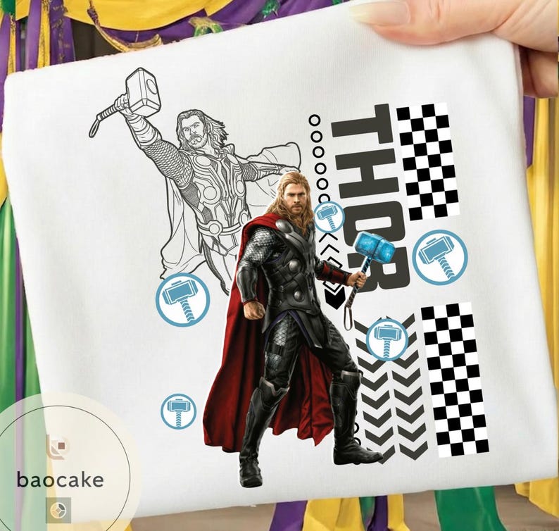 All Characters Checkered Disney Marvel Avengers Shirt, Spiderman Iron Man Signature Birthday Boy Birthday Girl, Marvel Family Group Matching image 14