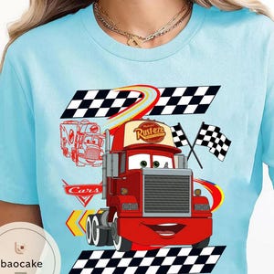 All Characters Retro Disney Cars Shirt, Pixar Cars Shirt, Disneyland Shirt, Cars Land Shirt, Lightning McQueen Shirt, Disney Cars Shirt image 11