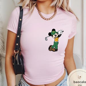 Disney Mickey Mouse Golf Funny Mickey Minnie Golfer Shirt, Disneyland Family Matching Shirt, Magic Kingdom Tee, WDW Epcot Theme Park Shirt image 5