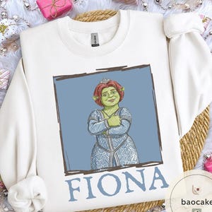 Personalized Shrek Shirt: All Characters Shrek Family Shirt, Shrek Fiona Donkey Group Matching, Shrek Birthday Shirt image 15
