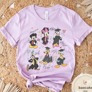 Mickey & Friends Signature Senior 2026 Shirt, Senior Trip Disney Graduation 2026 Tee, Disney Graduation 2026 Shirt, Disney Grad Squad Tee image 8
