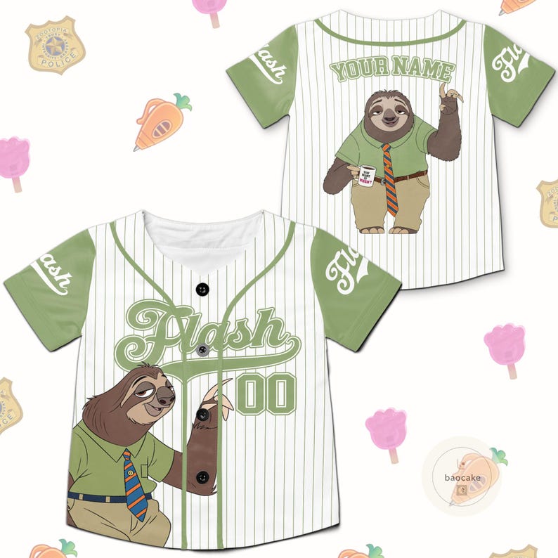 Disney Zootopia Baseball Jersey: Judy Hopps Nick Wilde Birthday Shirt, Disneyland Birthday Family Matching,Zootopia Jersey,Gift for Boy/Girl image 9