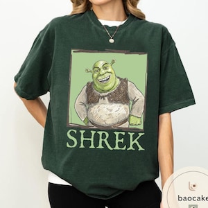 Personalized Shrek Shirt: All Characters Shrek Family Shirt, Shrek Fiona Donkey Group Matching, Shrek Birthday Shirt image 11