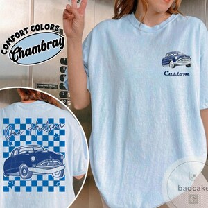 Personalized Retro Disney Cars Shirt, Pixar Cars Shirt, Disneyland Shirt, Cars Land Shirt, Lightning McQueen Shirt, Disney Cars Shirt image 8