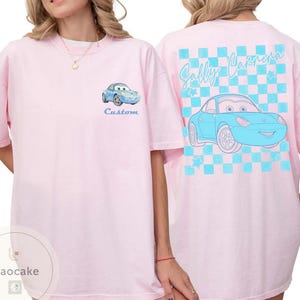 Personalized Retro Disney Cars Shirt, Pixar Cars Shirt, Disneyland Shirt, Cars Land Shirt, Lightning McQueen Shirt, Disney Cars Shirt image 7