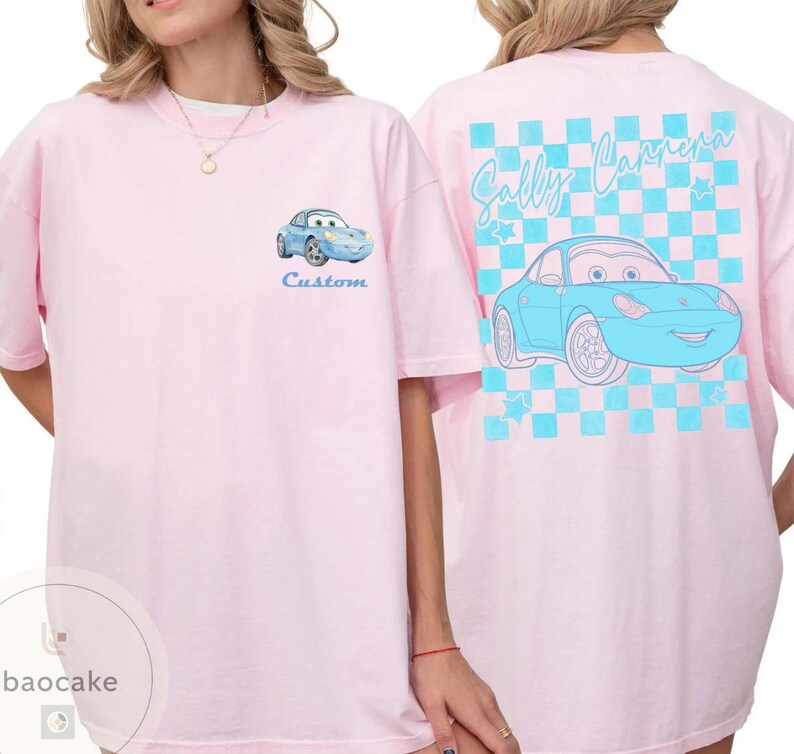 Personalized Retro Disney Cars Shirt, Pixar Cars Shirt, Disneyland Shirt, Cars Land Shirt, Lightning McQueen Shirt, Disney Cars Shirt image 7