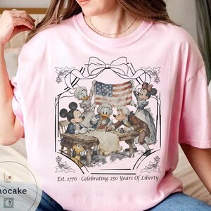 Disney Mickey and Friends 1776 Founding Fathers T-Shirt, 250 Years Of Liberty Shirt, Disney Patriotic Shirt, Magical Independence Day Shirt bild 9