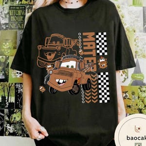 All Characters Retro Disney Cars Shirt, Pixar Cars Shirt, Disneyland Shirt, Cars Land Shirt, Lightning McQueen Shirt, Disney Cars Shirt image 14