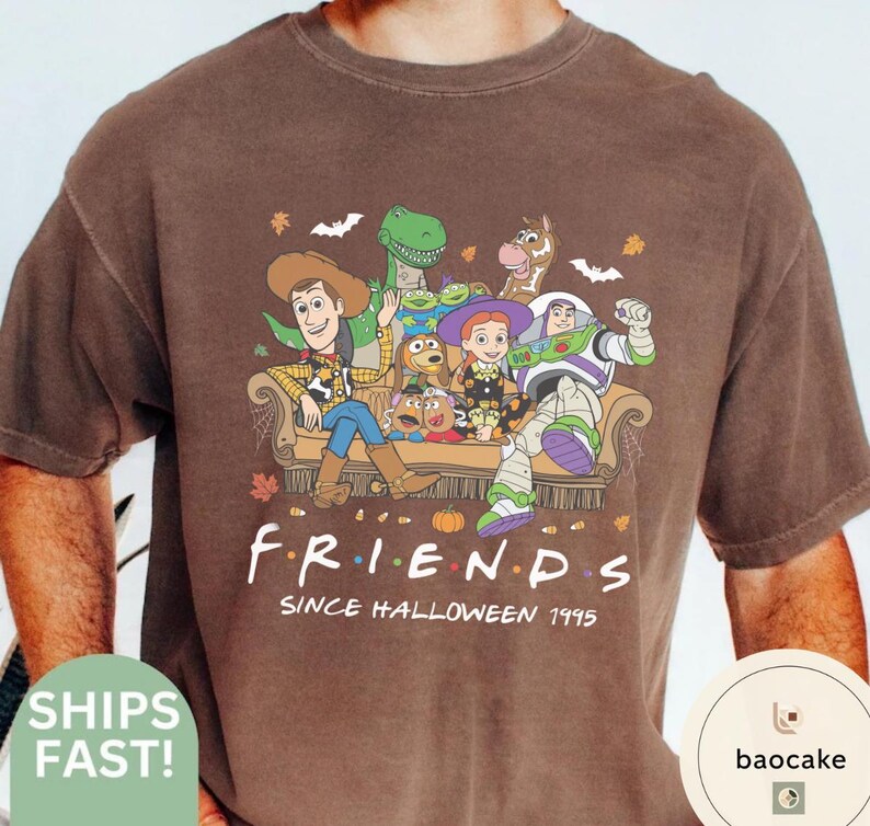 Comfort Colors® Toy Story Since 1995 Halloween Shirt, Buzz Woody Jessie Halloween Tee, Disneyland WDW Halloween Family Trip Tee image 7