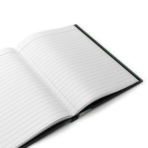 Personalized Matte Hardcover Journal, Ocean Wave Art, Sewn Binding (150 Pages) image 3