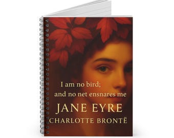 Jane Eyre Spiral Notebook: Literary Gift for Book Lovers and Readers