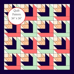 PDF Quilt Pattern-Garden for Baby