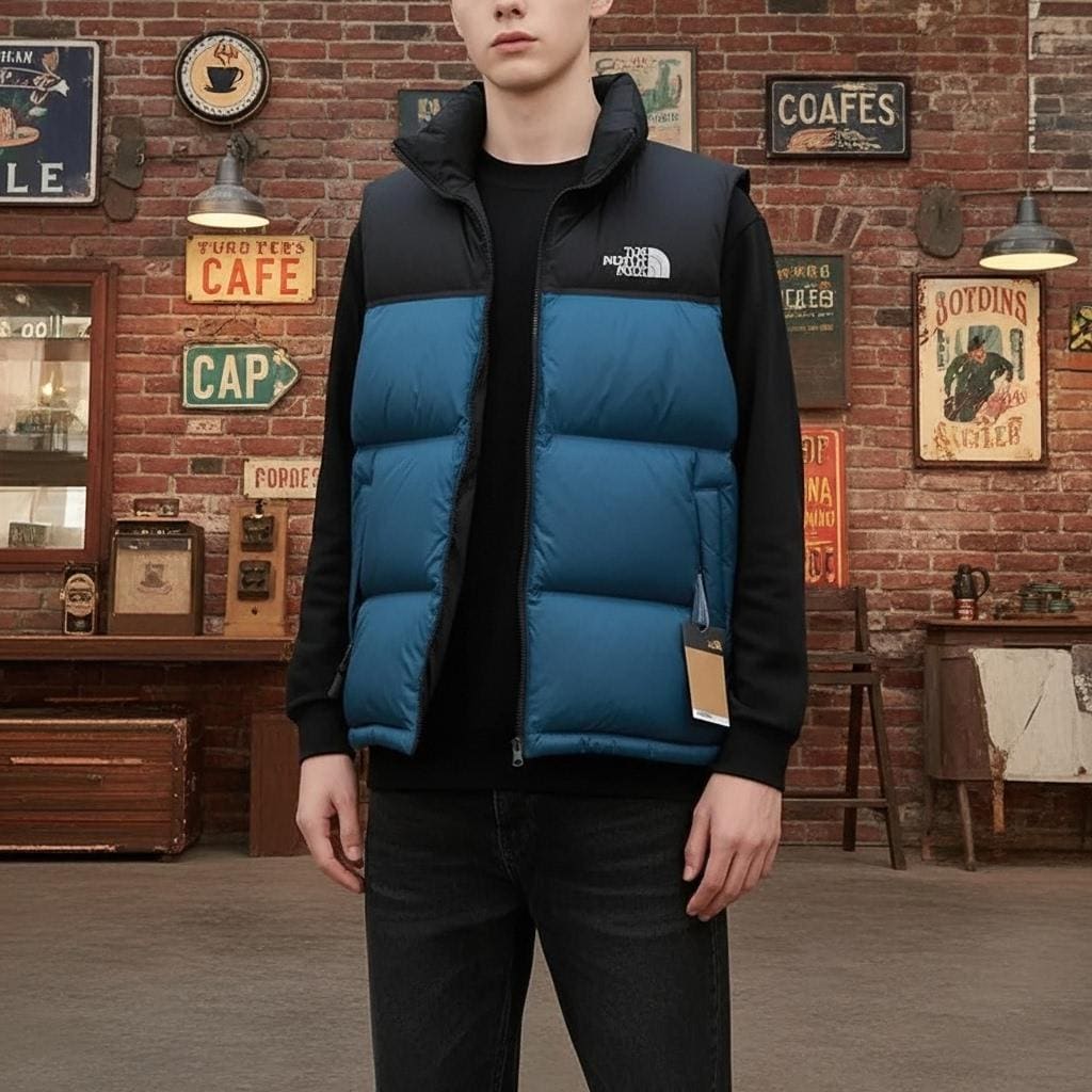 1996 Retro Nuptse Vest North Face Nuptse Herren Sale Vest The