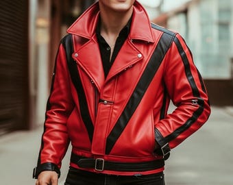 ハンドメイドのマイケル・ジャクソン スリラージャケット – 80年代の