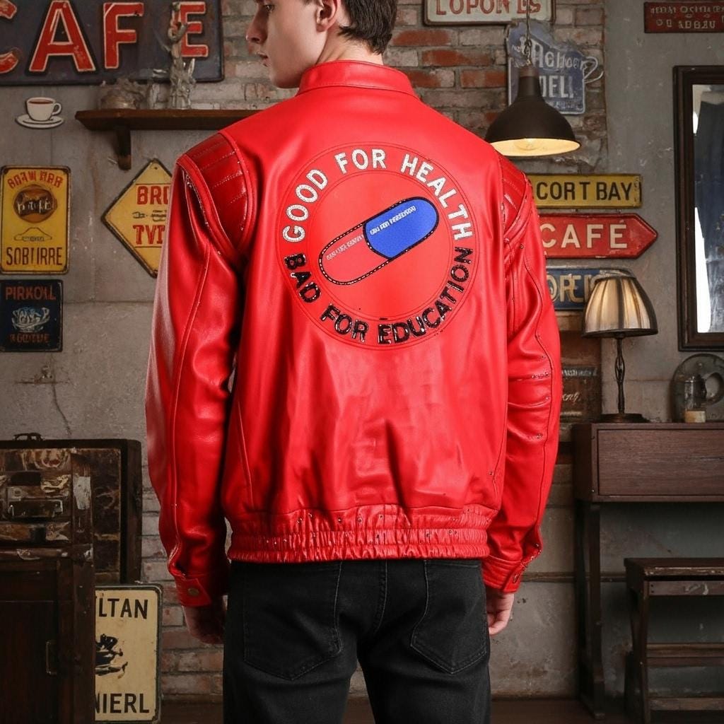 Akira Kaneda Jacket | Red Capsule Cyberpunk Bomber | Good for