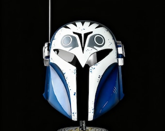 Star Wars-Inspired Bo Katan Helmet | Hand-Crafted Cosplay Collectible