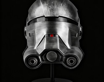 Casco Echo inspirado en Star Wars: Bad Batch / Coleccionable de cosplay hecho a mano