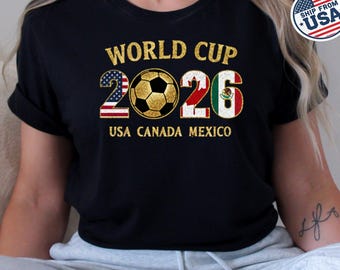 2026 World Cup Soccer Fan Shirt, Football Supporter Sweatshirt, Unisex International Cup Tee, Match Day Apparel