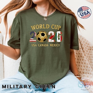 2026 World Cup Soccer Fan Shirt, Football Supporter Sweatshirt, Unisex International Cup Tee, Match Day Apparel image 8
