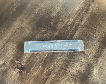 Melody Master Vintage West German Made Harmonica 6.5"