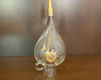 Vintage Napoleon Brandy Aerator Decanter Glass