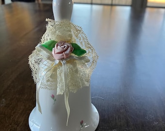 Enesco Embellished Porcelain Vintage Bell 5.75"