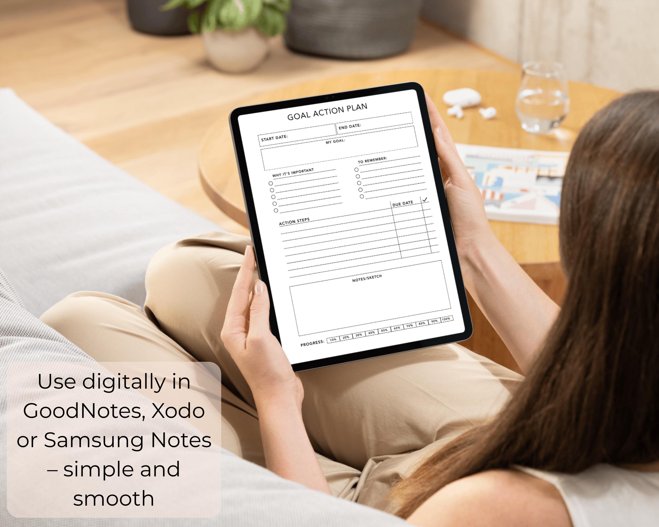 Printable Goal Planner Bundle | Goals Tracker | Smart Goal Setting ...