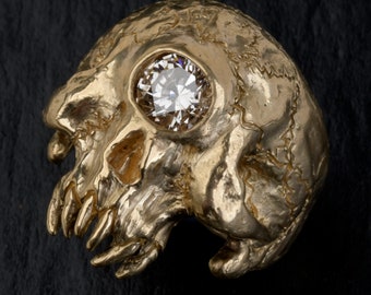 Specialannons (SÅLD), Cyklopen i solid 18K med 2 karat vit diamant