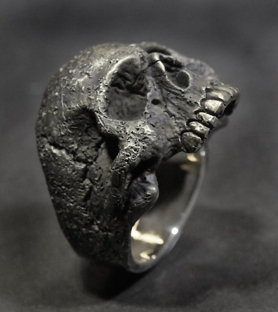 Iggy Pop Skull Ring, Johnny Depp Skull Ring, Original Jim Skull, | Silver  Skull Ring | Alfred Albrizio Inc