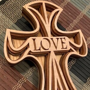 Cross Of Faith Scroll Saw Pattern Etsy Blood and sorrow flow from the languid brow of jesus dying; etsy
