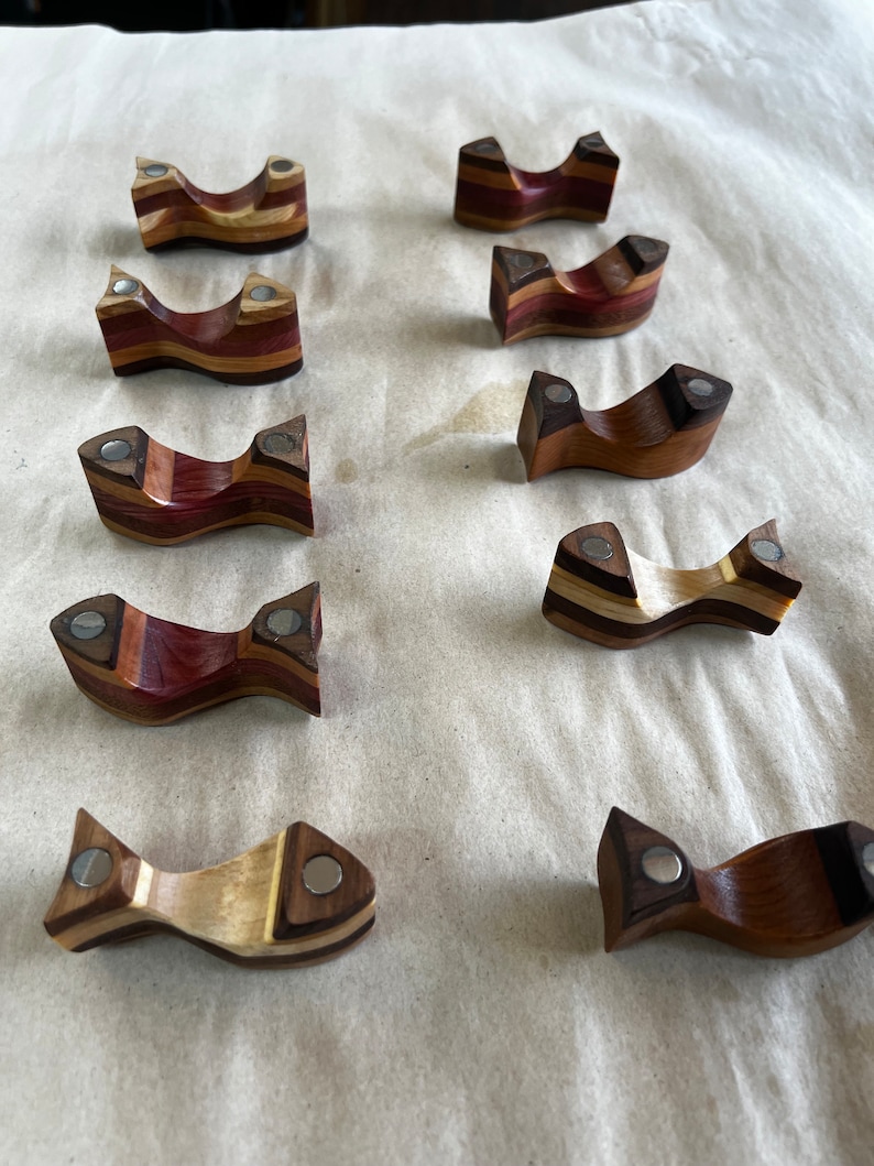 Soporte magnético para caña de pescar con mosca / Regalo para pesca con mosca / Regalo para el Día del Padre / Regalo para pescadores / Cumpleaños / Protector de caña / Accesorio de pesca único imagen 6
