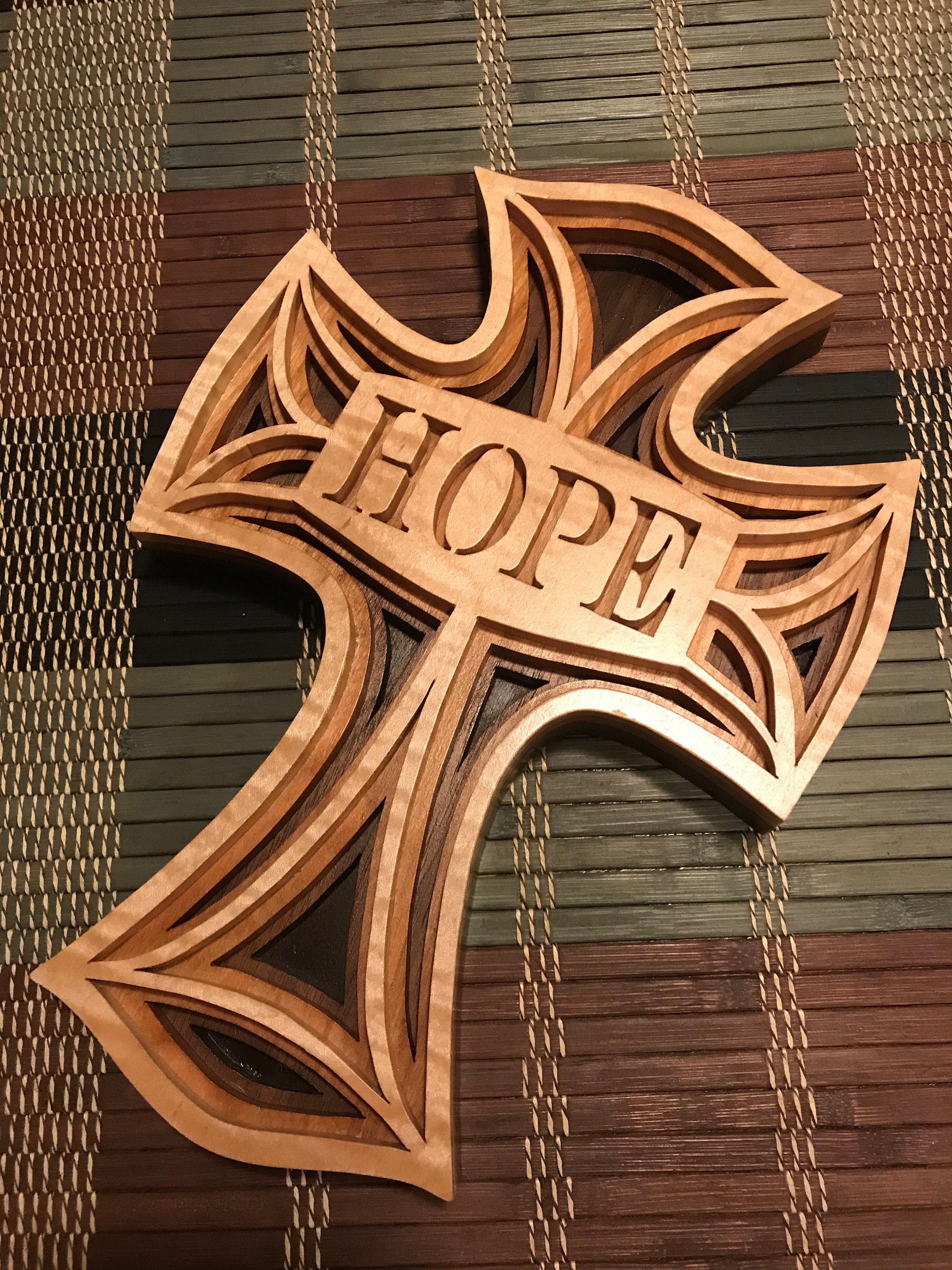 Cross of Hope Layered Scroll Saw Pattern/ Wedding Etsy México