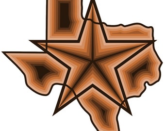 Texas Star 8 layer Mandala scroll saw pattern svg, pdf laser pattern