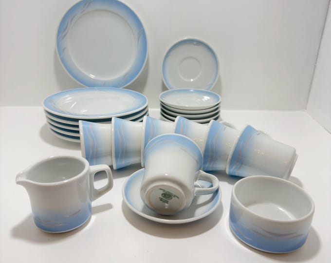 Featured listing image: Bauscher Weiden Bavaria – Royal Viking Hotel Stockholm porcelain set, 22 pieces