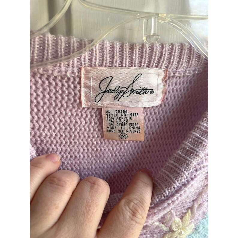 Haut Jaclyn Smith Rayé Pastel Manches Courtes - Taille L - Occasion Excellent État