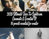 Lightroom Desktop Presets Bundle – 10 Professional Photo Editing Presets – Creator Essential Pack 2026 (.XMP)