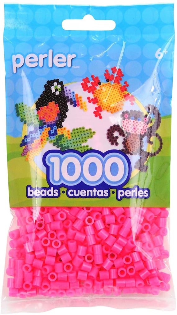 Magenta Perler Fusing Beads 1000pc Pkg Free Shipping Kids | Etsy