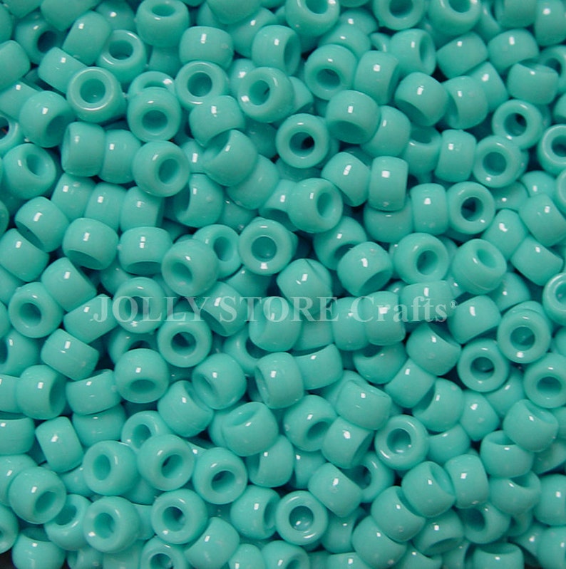 Neon Multi Mini Pony Beads made in USA 1,000pc crafts school VBS kandi jewelry