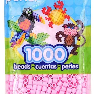 1,000pc Light Pink Perler Brand Fuse Melting Beads DIY projects