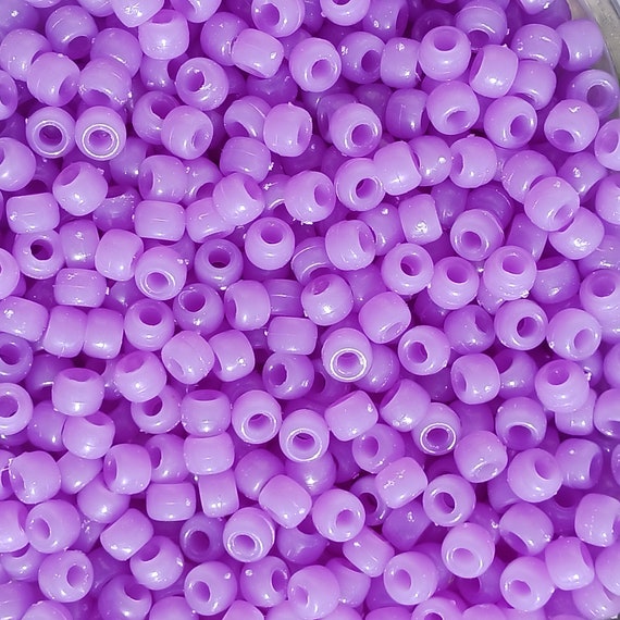 Purple Color 100 UV Sun Sensitive Changing Pony Beads for School Science  Project Crafts Kandi Beads 