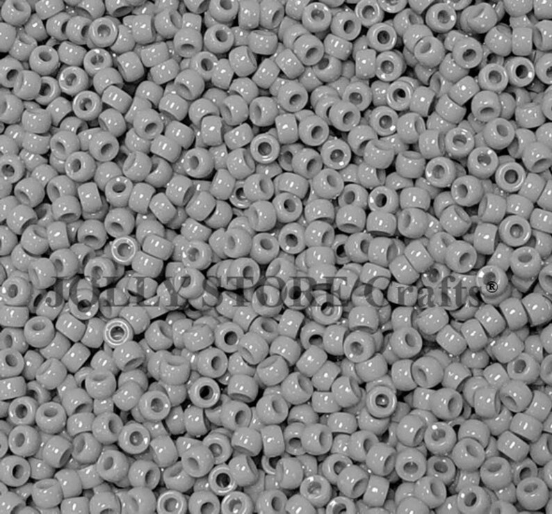 Dark Pink 7mm mini Pony Beads 1000pc made in USA for crafts school kids jewelry
