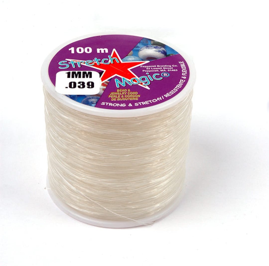 Bulk Stretch Magic Clear 100M Spool 1mm Diameter Stretchy Cord Free ...
