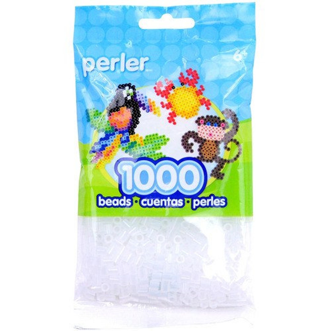 Bright Green Perler Fusing Beads 1000pc Bag