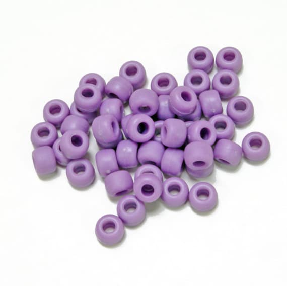 Candy Colors 9x6mm Pony Beads 500pc Made In USA For School - Foto 5